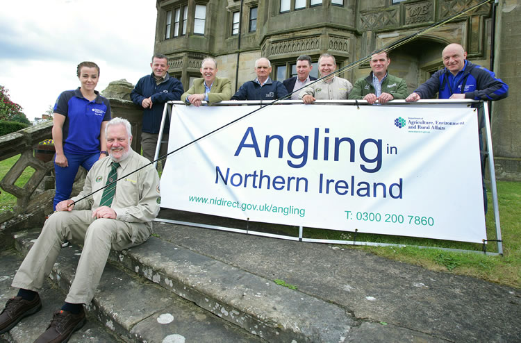 The Angling team at the launch of the fair