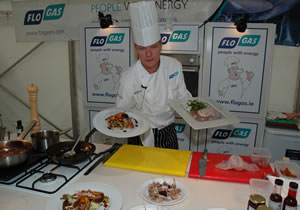 Emmett demonstrating at Shanes Castle